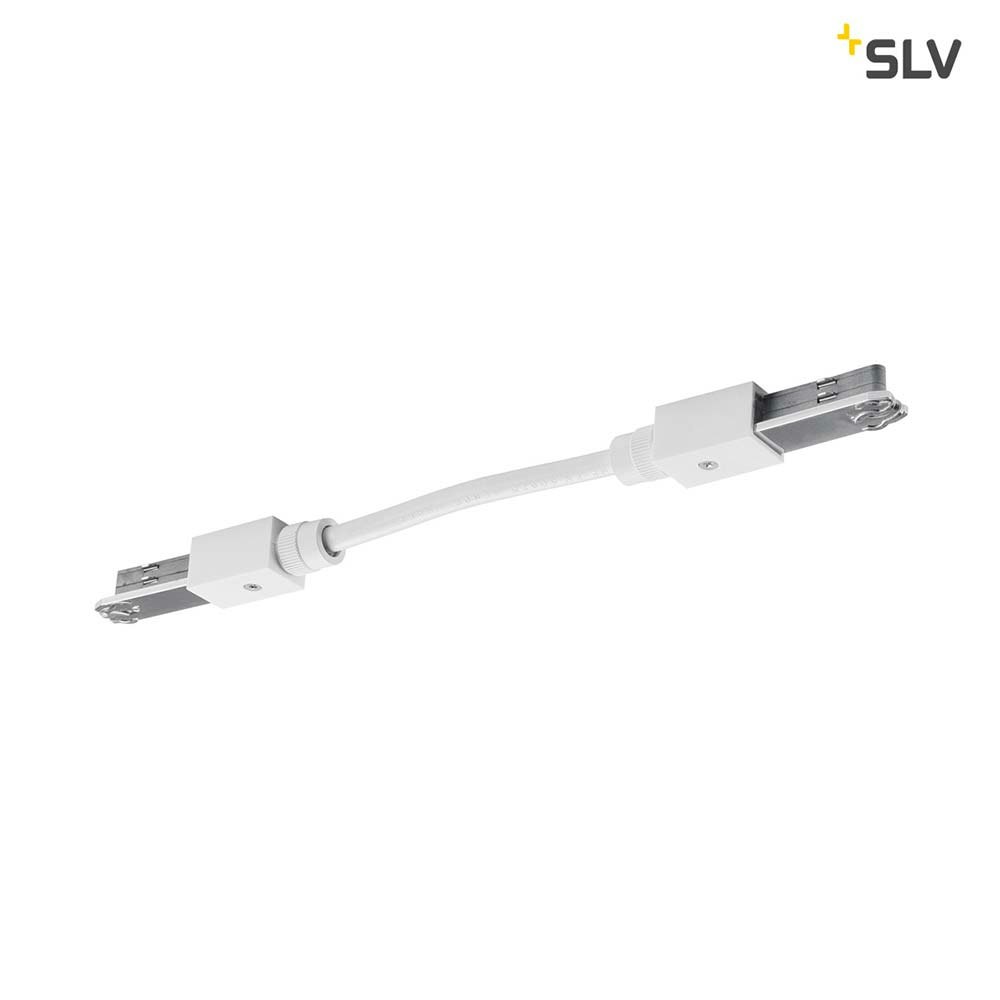 SLV Flex-Verbinder für D-Track-Stromschiene 2Phasen Weiß 